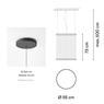 VIBIA ARRAY SOSP. CILINDRO H. 70