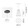 VIBIA ARRAY SOSP. CONO H. 70