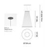 VIBIA ARRAY SOSP. CONO H. 190