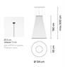 VIBIA ARRAY SOSP. CONO H. 190