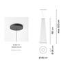 VIBIA ARRAY SOSP. CONO H. 190