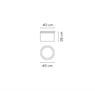 VIBIA GUISE SOFFITTO