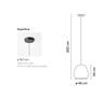 VIBIA KNIT SOSPENSIONE 7450