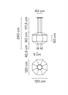 VIBIA WIREFLOW 8 LUCI