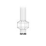 VIBIA WIREFLOW 8 LUCI