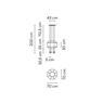 VIBIA WIREFLOW 8 LUCI