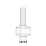 VIBIA WIREFLOW 8 LUCI