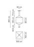 VIBIA WIREFLOW 4 LUCI