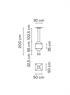 VIBIA WIREFLOW 4 LUCI