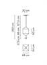 VIBIA WIREFLOW 4 LUCI