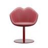 QEEBOO XOXO CHAIR LEATHER ROUND BASE