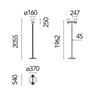 FLOS NOCTURNE FLOOR CONE