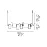 OLUCE DANCING GLASS SOSPENSIONE