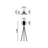 STILNOVO PAPYLIA TRIPOD