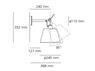 ARTEMIDE TOLOMEO DIFFUSORE WALL
