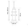 ARTEMIDE FALKLAND SOSPENSIONE