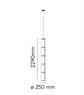 FLOS NOCTAMBULE S LOW CYLINDER