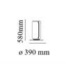 FLOS NOCTAMBULE F HIGH CYLINDER