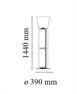 FLOS NOCTAMBULE F HIGH CYLINDER & CONE