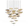 CATELLANI&SMITH GOLD MOON CHANDELIER