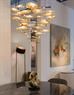 CATELLANI&SMITH GOLD MOON CHANDELIER