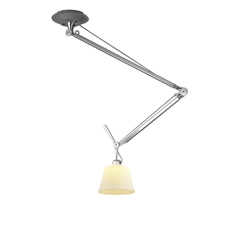 ARTEMIDE TOLOMEO SOSP. DECENTRATA DIFF.24CM. CARTA PERGAMENA